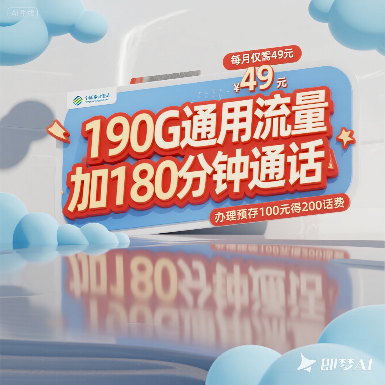 金水区49 元承包你的全月流量与通话！