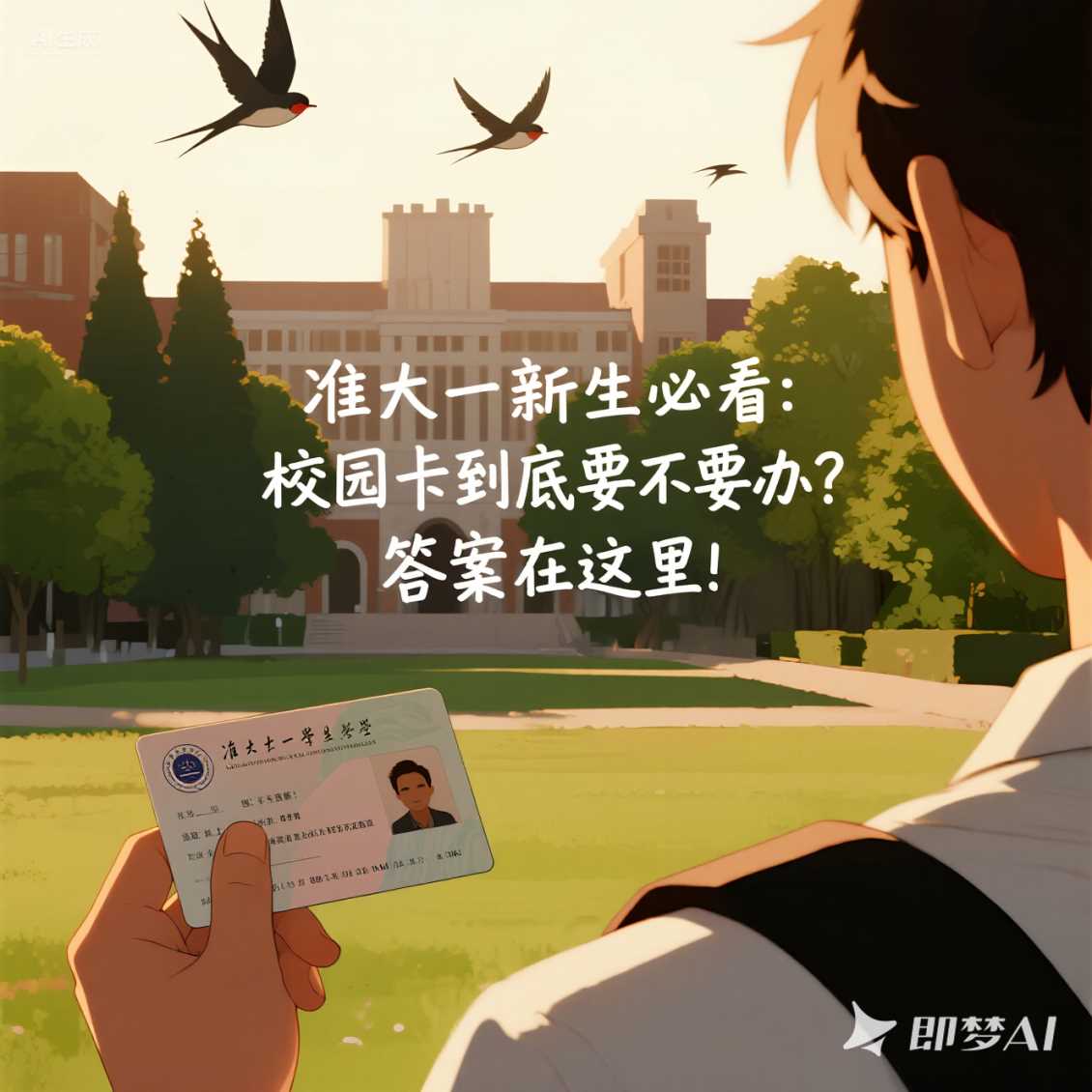 金水区准大一新生必看：校园卡到底要不要办？答案在这里！