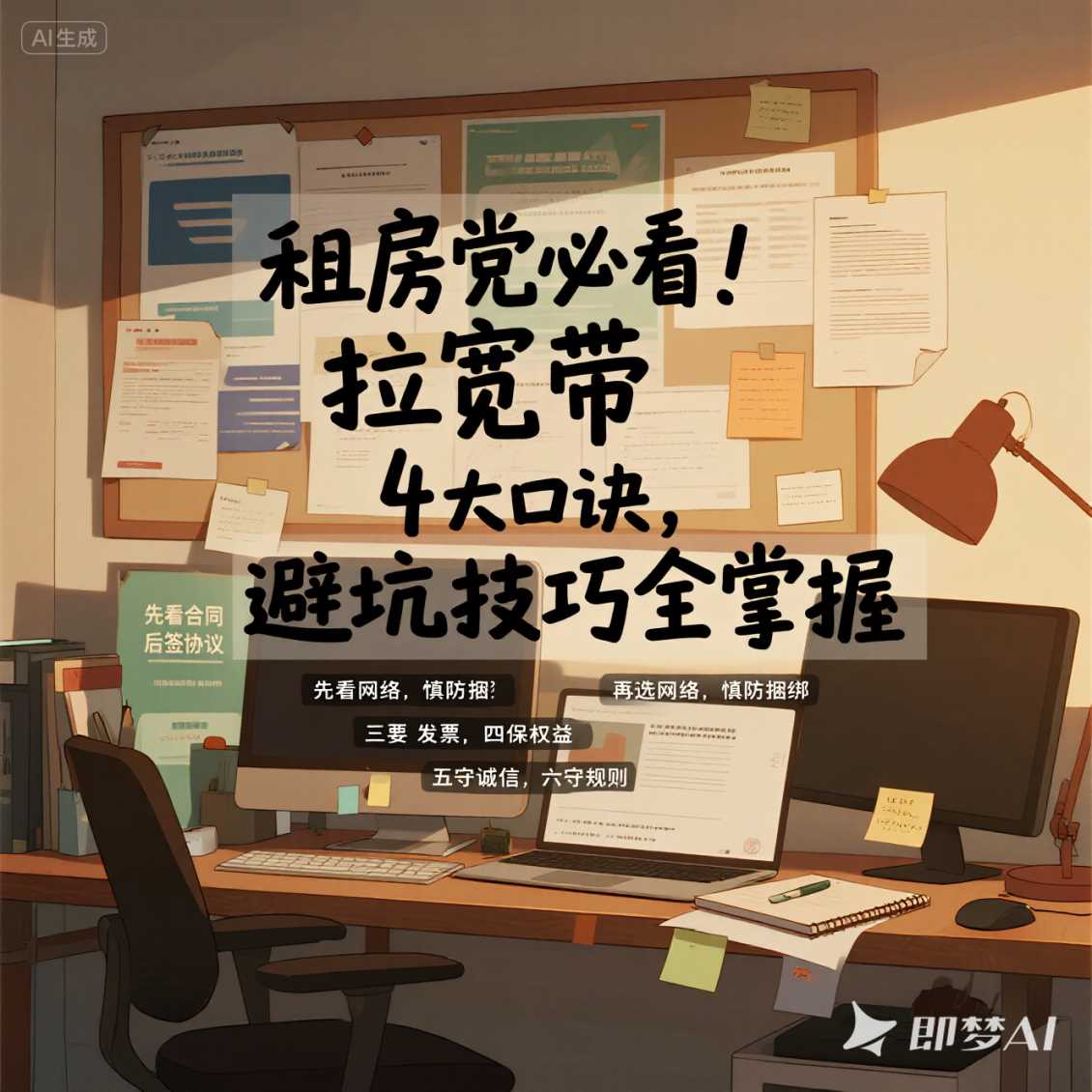 金水区租房党必看！拉宽带 4 大口诀，避坑技巧全掌握