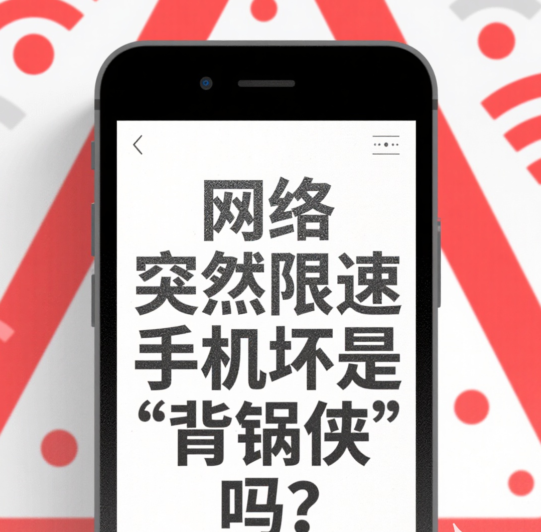 金水区网络突然限速，手机好坏是 “背锅侠” 吗？